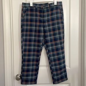 American Eagle Super Hi-Rise Skinny Trouser Plaid